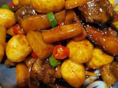 -东来菜馆•手抓海鲜家常菜•海鲜锅贴(鸽子窝店)