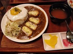 芝士猪排黄米饭-金龙咖喱
