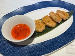 大良煎鲜虾饼-喜盈盈海鲜酒楼.天津菜