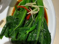 白灼广东芥兰-香港池仔记肠粉王(博多新记襄阳南路店)