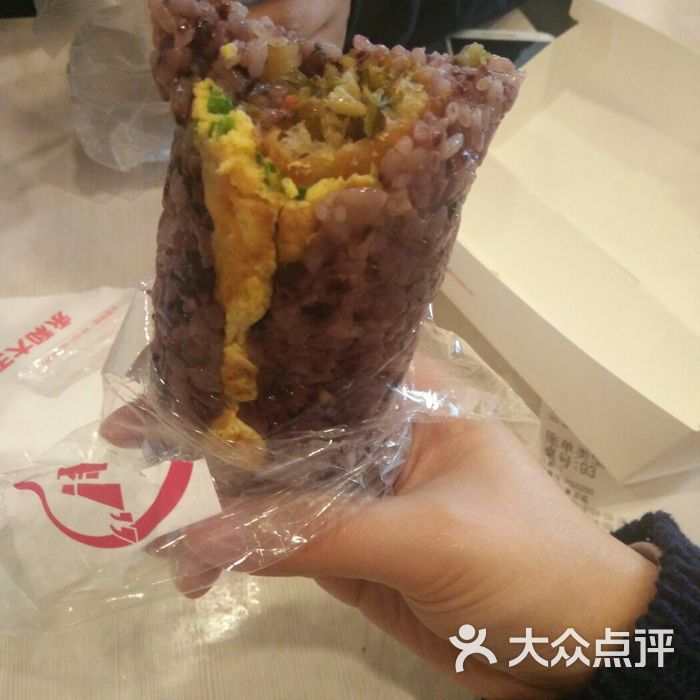 永和大王爆有料三谷饭团图片-北京快餐简餐-大众点评网