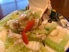 青笋山药炒螺片-臻宝中餐厅·大连菜·海鲜·融合菜(大连一方城堡豪华精选酒店)