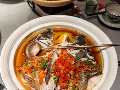 老坛剁椒蒸鲜活鱼头-老湘村·湖南土菜(天河维多利店)