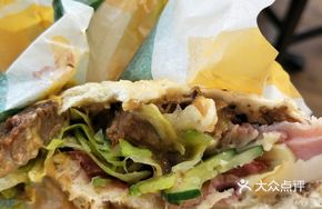 Black Steak Sandwich