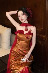 点击看大图 -艾拉·女王婚纱礼服馆