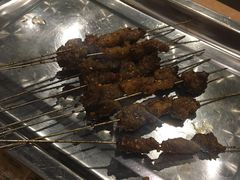 秦川黄牛招牌烤肉筋-叁宝烧烤 西安烧烤 领跑品牌(学府路店)