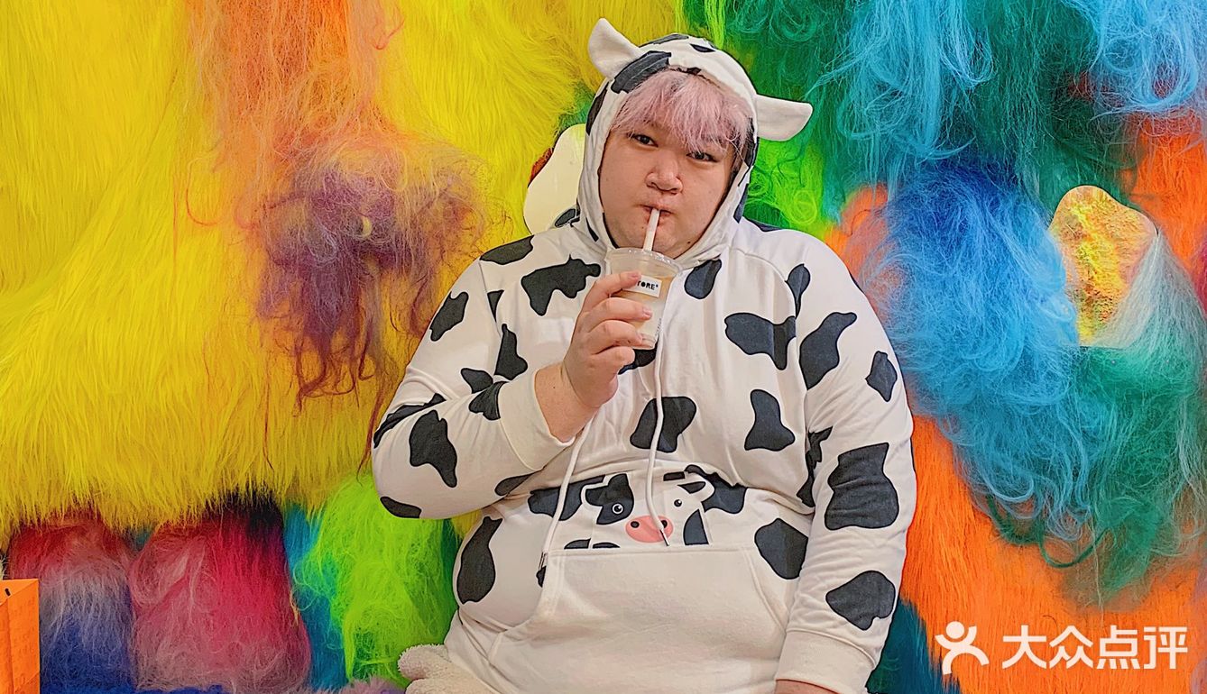 梦幻彩色毛毛绒绒咖啡馆🦄超级出片