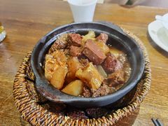 牛腩牛筋萝卜煲-熠盛粤味·顺德桑拿鸡(永康路店)