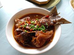 红烧鱼尾-天乐农家鱼头王(天目湖店)