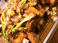 -海派美食·家宴海鲜青岛菜·石锅鲽鱼头(东方城店)