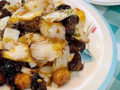 白菜木耳烧丸子-苏师傅菜馆(上沙店)