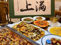 -东来菜馆•手抓海鲜家常菜•海鲜锅贴(鸽子窝店)