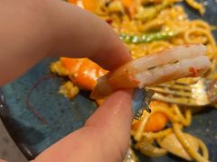 芝士蘑菇鲜虾意大利面-BE BRIGHT KITCHEN(正佳广场店)