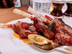 lamb Cutlets with smoked aubergine-La Petite Maison (LPM) Hong Kong