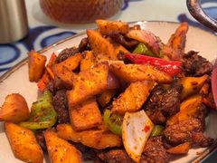 羊肉炒馕-撒拉花儿·新疆菜·清真(太阳宫店)