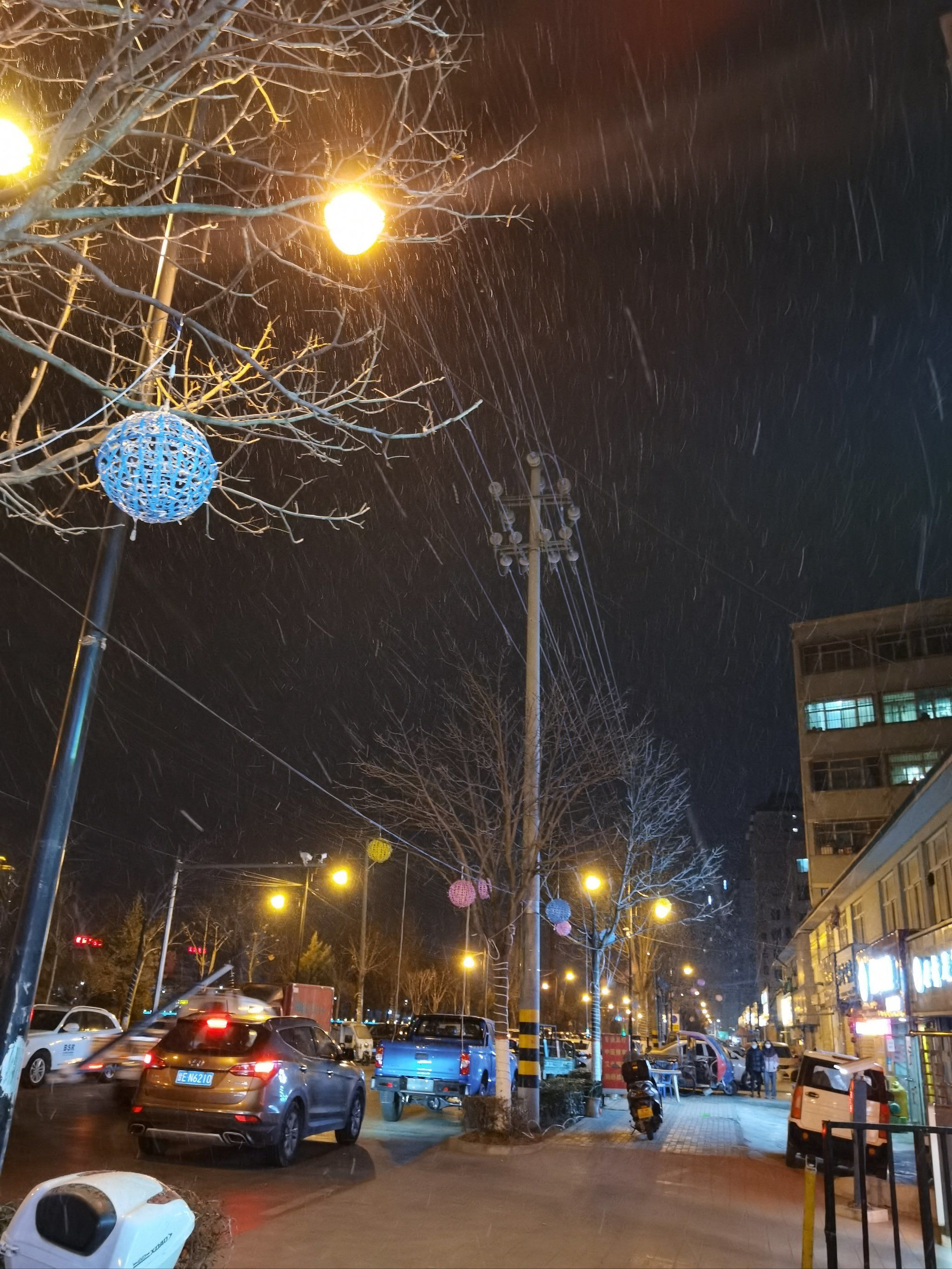 下雪了
