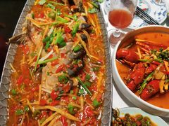 招牌跳水鱼-小河盐帮·私家菜·烤鸭(三元桥·霄云路店)