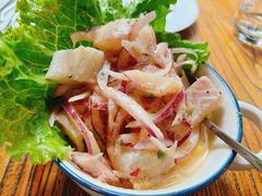 酸橘汁腌鲈鱼配炸鱿鱼-El Bodegon阿根廷秘鲁餐厅(幸福路店)