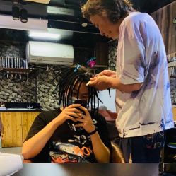 -Park Salon脏辫羽毛接发