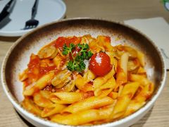 番茄汁西班牙黑椒肠管粉-Maxpoint Kitchen 西餐咖啡(乐峰广场店)