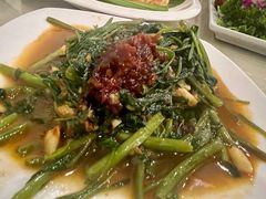 空心菜炒三巴酱-芭堤雅泰国餐厅(胜利路店)
