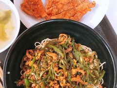 青椒雪菜肉丝拌面-常熟炒浇面馆(蓝旗街店)