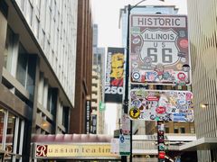 -66号公路起点牌