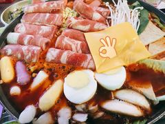 芝士肥牛年糕火锅-Meet Sun韩式大排档(五一广场7MALL店)