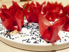 山楂三文鱼-将相和·海鲜蒸饺大连菜