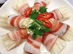 金针菇肥牛-海大大蒸汽海鲜餐厅·粤菜·特色小炒(欢乐颂店)