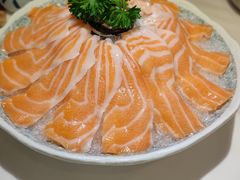 三文鱼腩刺身-羽寿司(东方宝泰店)