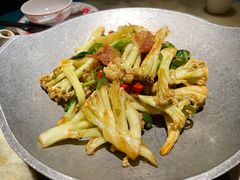 干锅丽水香菇花菜-探花·意境江南菜·唐伯虎文化体验店·松鼠桂鱼(观前店)