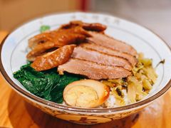 狮头牌鹅肉拼大肠饭-狮头牌卤味研究所·卤味饭(花城汇南区店)