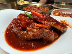 -草家酱蟹炭火烤肉店(珲春南路二店)