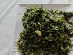 干炸刺五加叶-横道佛手居筋饼店