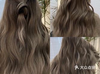 上海染发 上海染色 欧美风发色挑染 光线染 线条染
