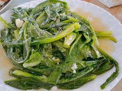 蒜蓉炒油麦菜-七鲜渔港美食餐厅(巽寮湾海景店)