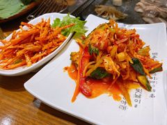 拌花菜-韩阳王石板烤肉