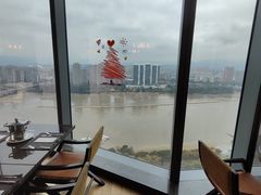 -三迪希尔顿酒店欢厨自助餐厅·高空闽江全景