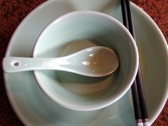 餐具摆设-绿茶餐厅(蓝色港湾店)