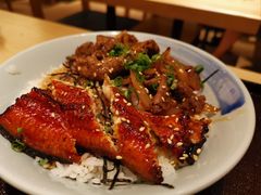 蒲烧鳗鱼拼牛肉丼-yokocho上横町·日本食街(深业上城店)