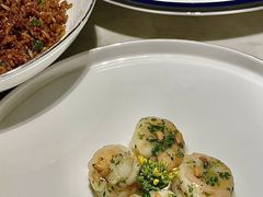 松仁春菜牡丹虾-杭州滨江银泰喜来登·采悦轩中餐厅