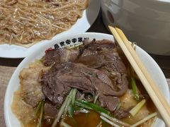 鲜腐竹熬丝瓜-直隶安家牛肉罩饼(七一路店)