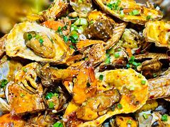 -东来菜馆•手抓海鲜家常菜•海鲜锅贴(鸽子窝店)