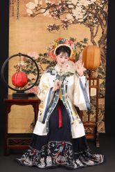 -后宫·古装汉服京剧儿童亲子全家福摄影