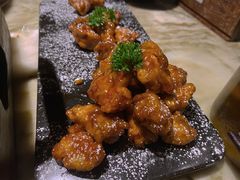 雪花糖醋里脊-绿茶餐厅(乐峰广场店)