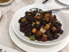 葱烧红蘑-南山鲜虾面·活鲜小馆·海味大连菜(南山总店)