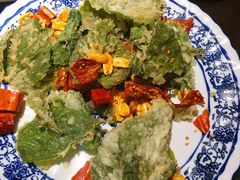 面拖桑树叶-天台徐家小吃