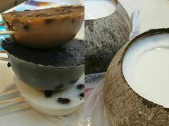 -椰爺爺·椰子冻砵仔糕