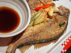 香煎黄花鱼-蚝魁·海鲜大排档·啫啫·生蚝(体育西店)